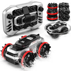 4WD Amphibious Mecanum Wheel RC Stunt Car toy