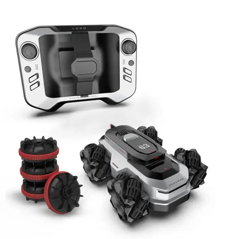 4WD Amphibious Mecanum Wheel RC Stunt Car toy